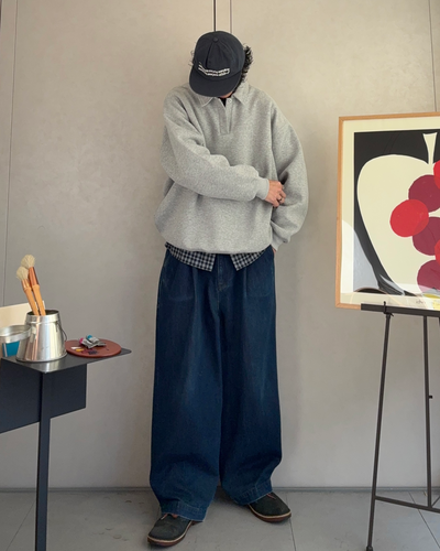 【即納】コットンポロスウェット RR0119