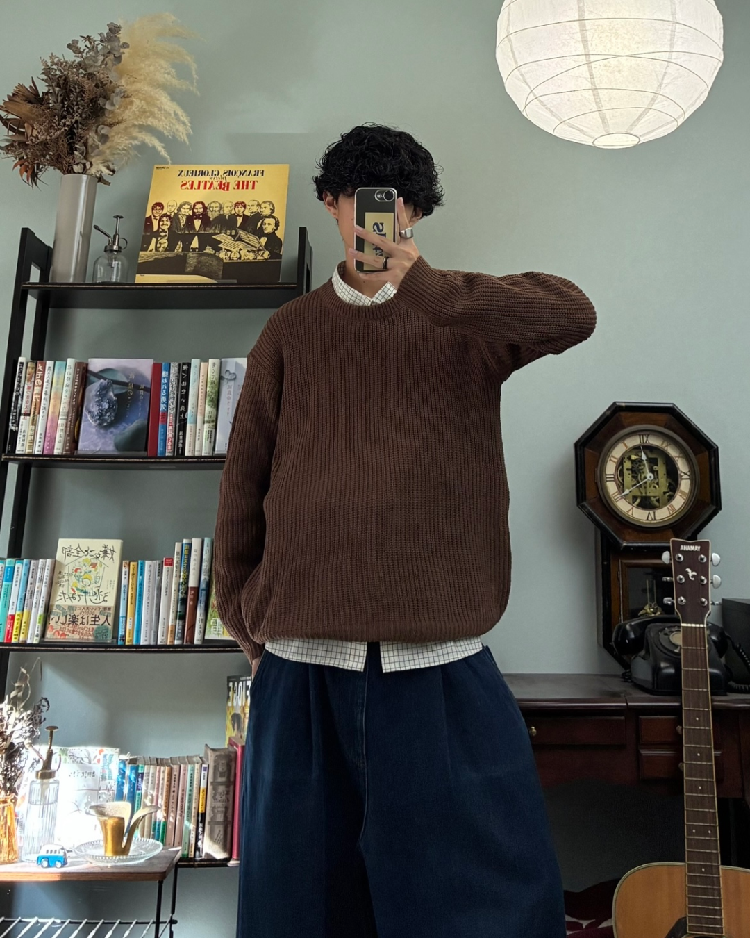 ローゲージブラウンセーター RR0120