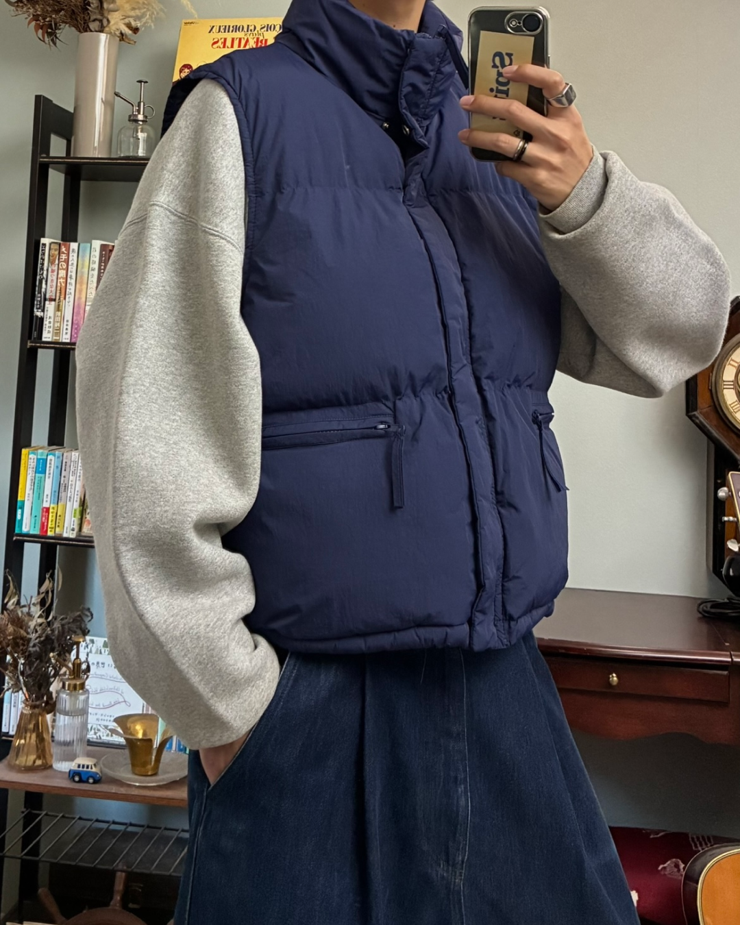 カジュアルパッファーベスト RR0125