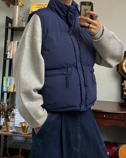 カジュアルパッファーベスト RR0125