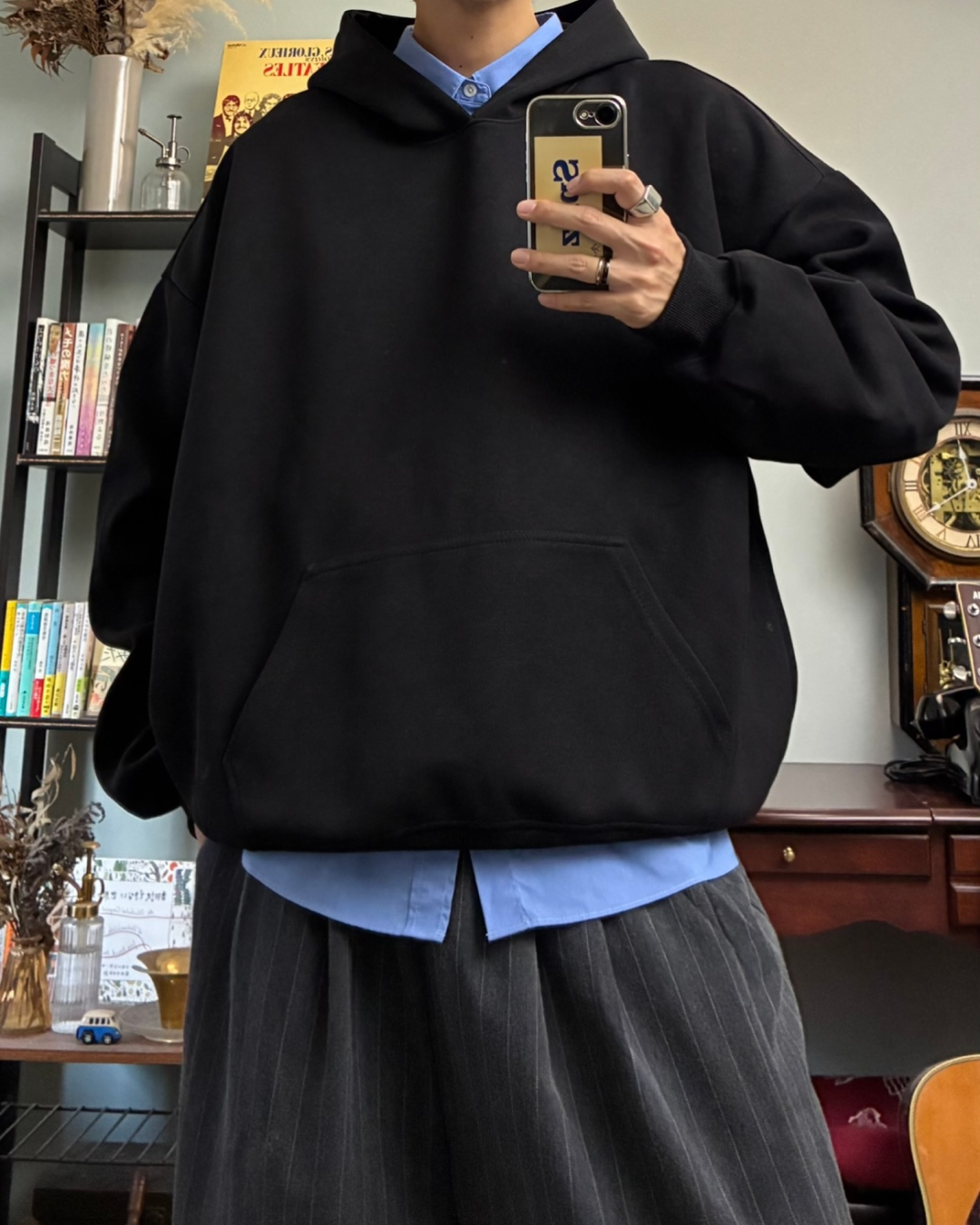 コットンオーバーサイズパーカー RR0138