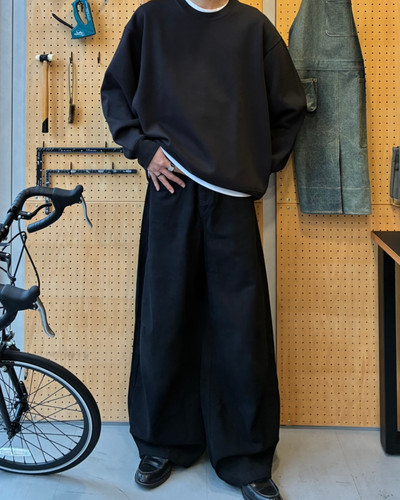 【即納】バルーンワイドレッグデニムパンツ RR5015