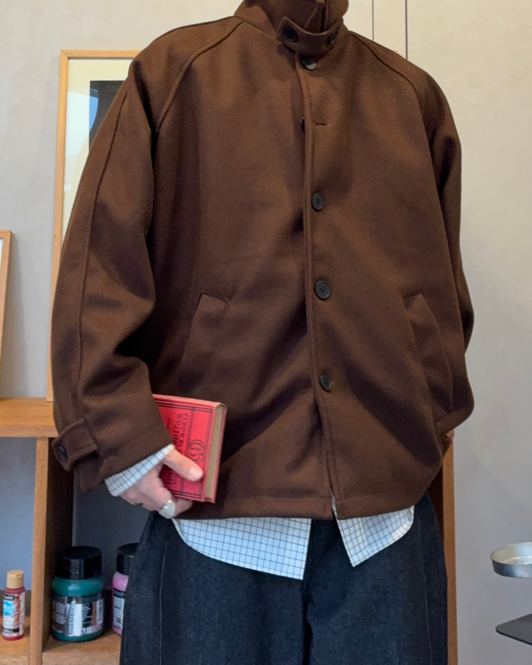 【再販】ショートウールライクコート RR0165