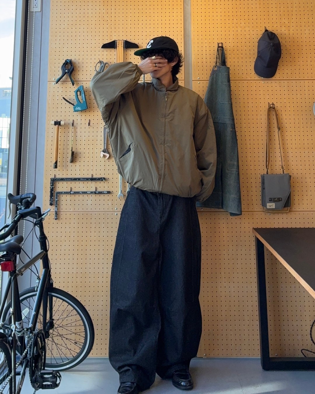 バルーンミリタリー中綿ブルゾン RR0166