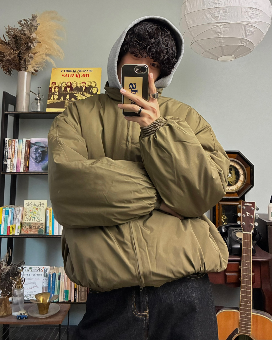 バルーンミリタリー中綿ブルゾン RR0166