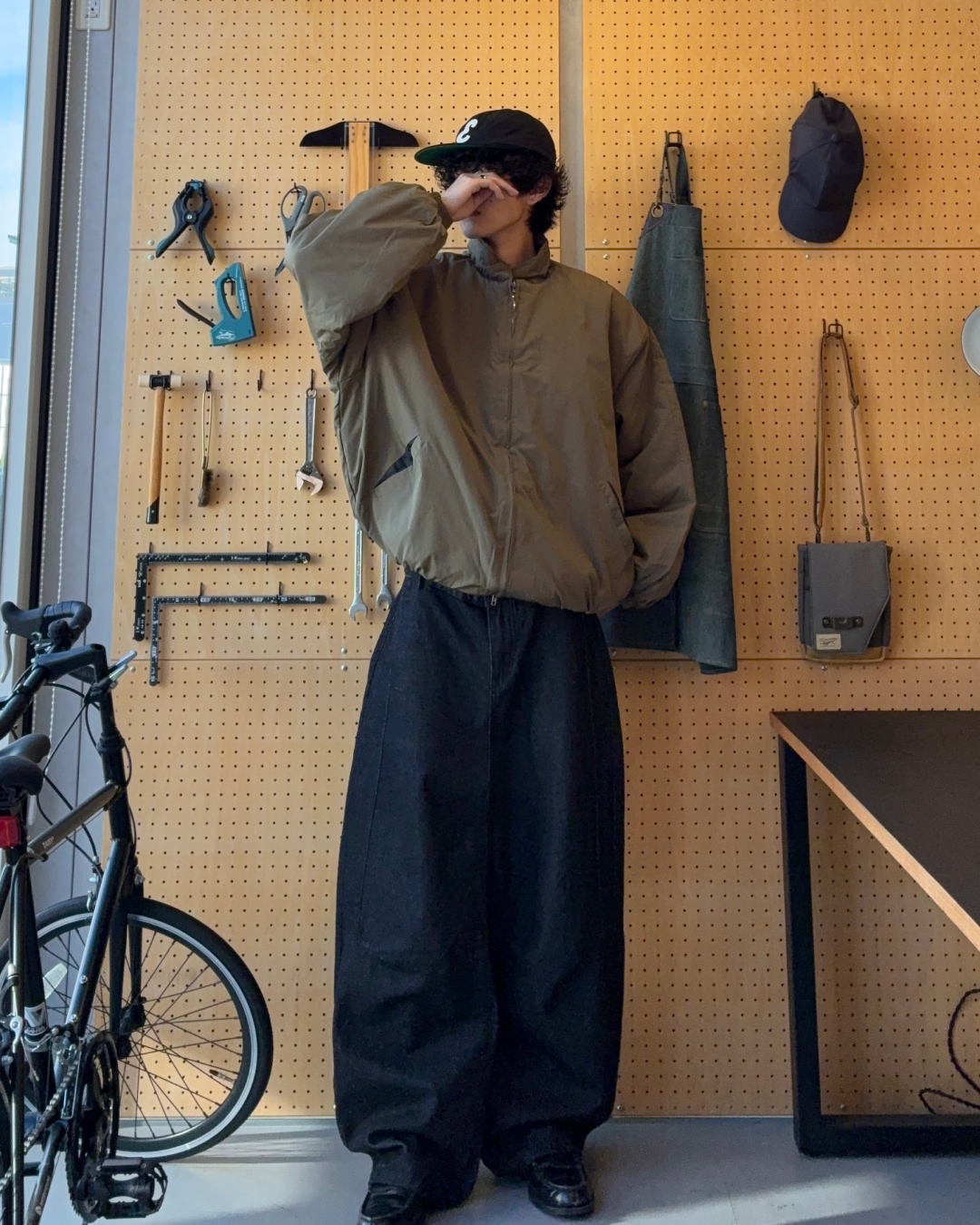 バルーンミリタリー中綿ブルゾン RR0166