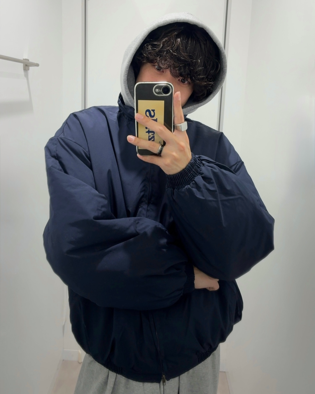 バルーンミリタリー中綿ブルゾン RR0166