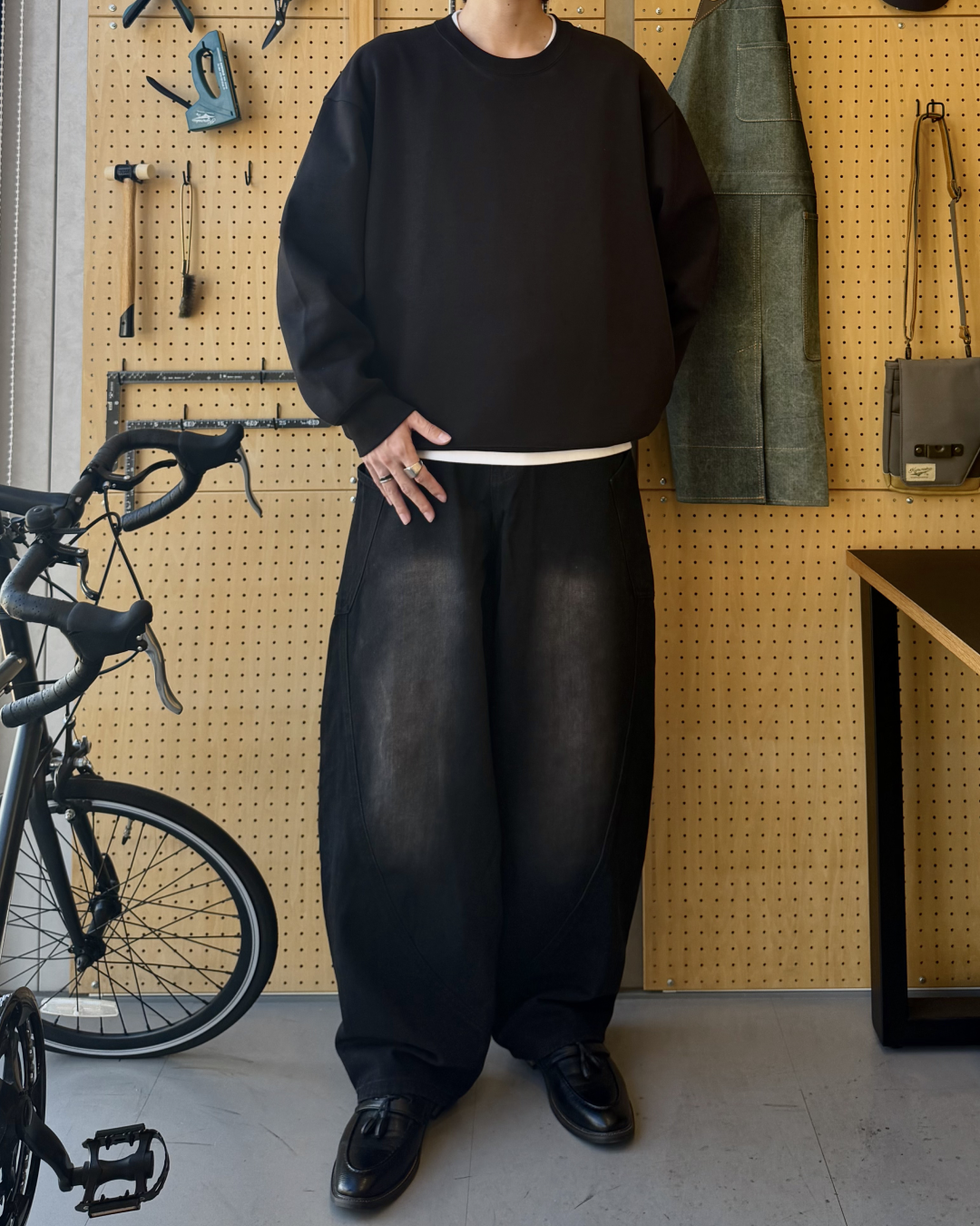 デザインバレルレッグデニム RR0175