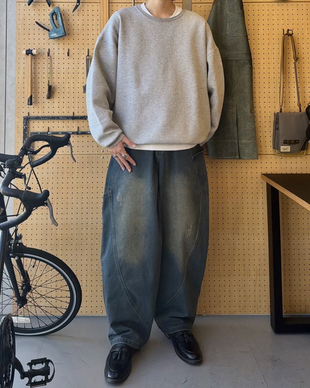 デザインバレルレッグデニム RR0175