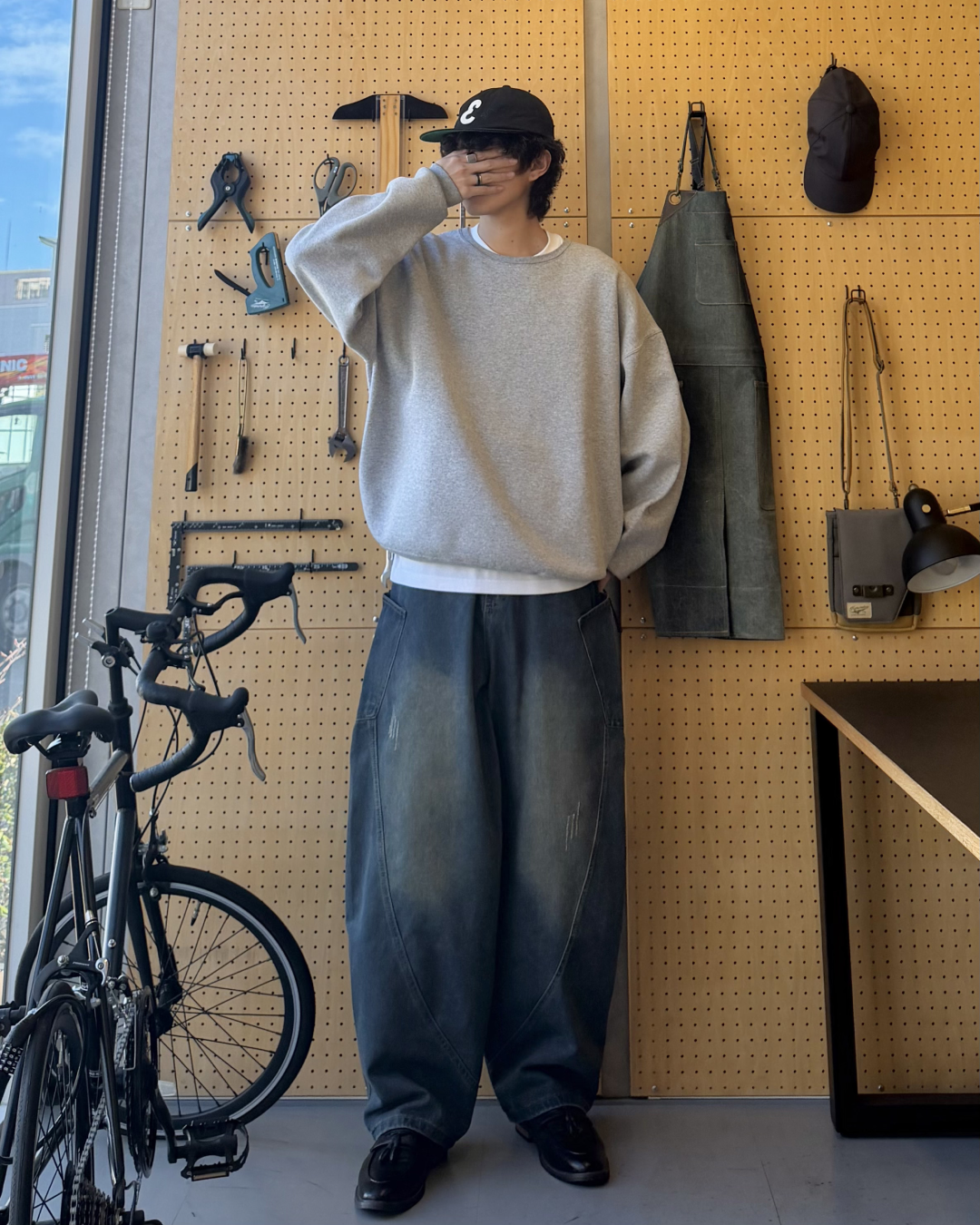 デザインバレルレッグデニム RR0175