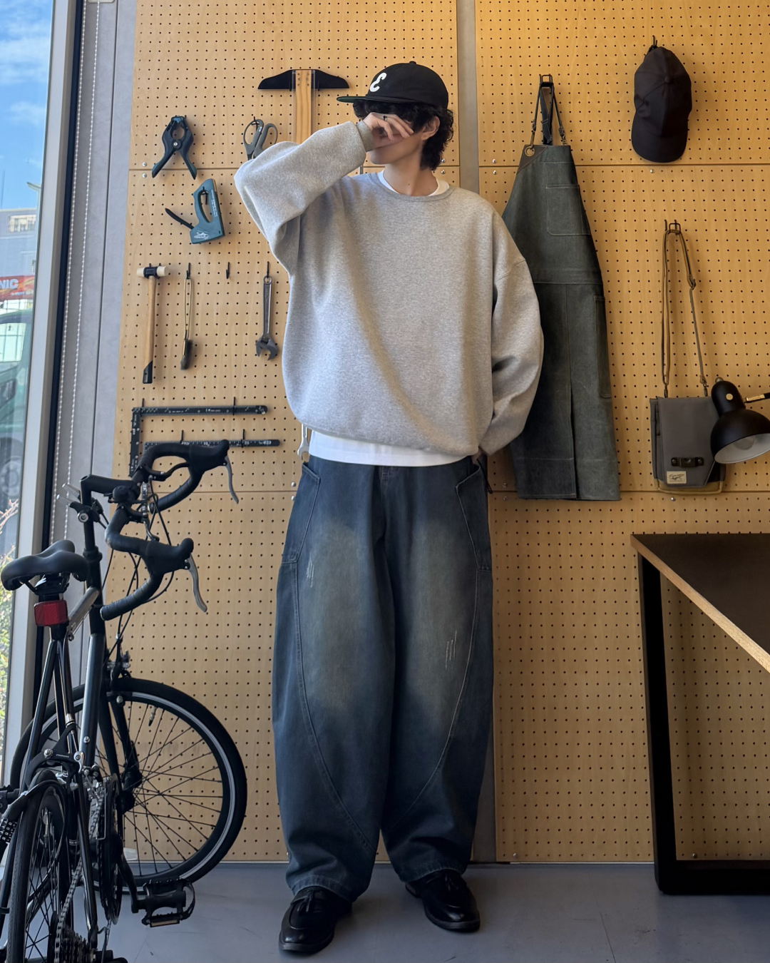 デザインバレルレッグデニム RR0175