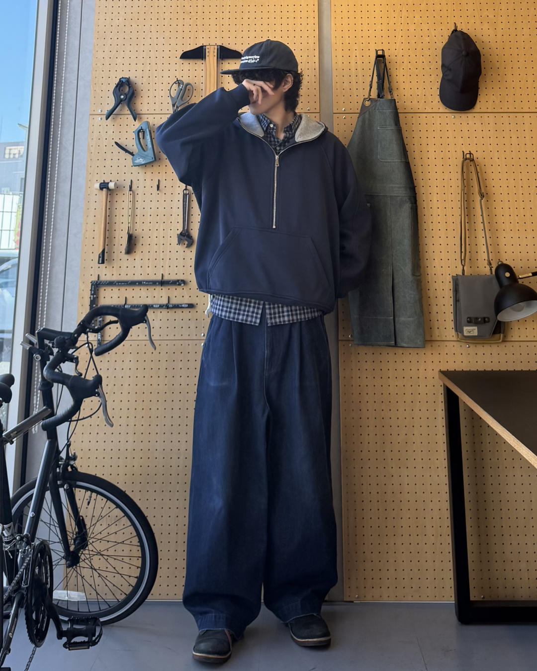 ハーフジッププルオーバースウェット RR0179