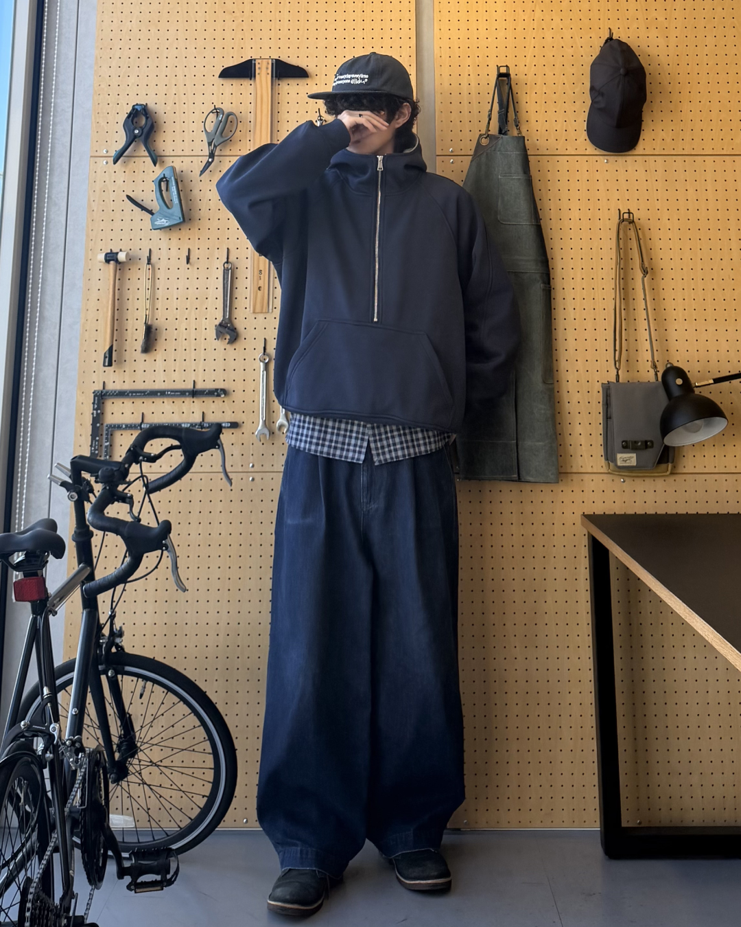 ハーフジッププルオーバースウェット RR0179