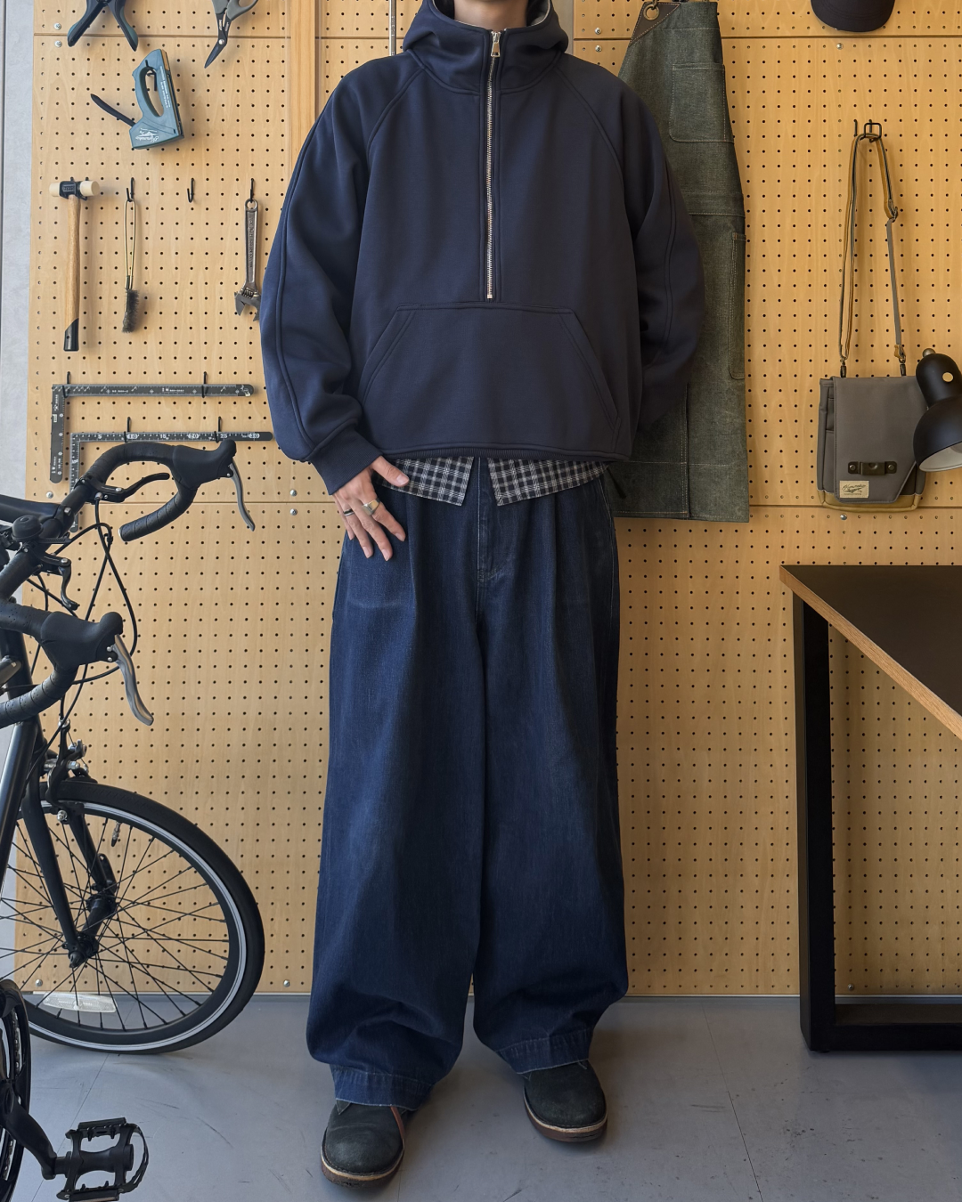 ハーフジッププルオーバースウェット RR0179