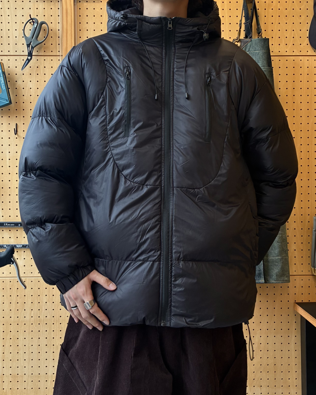 【即納】フードパッファージャケット RR0186