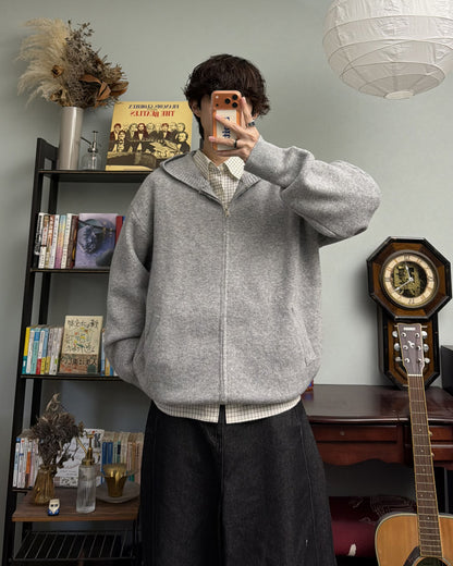 リブニットジップパーカー RR0189