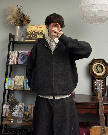 リブニットジップパーカー RR0189