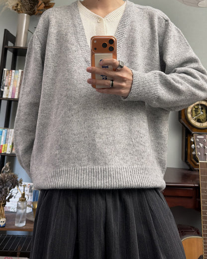 フェイクレイヤードVネックセーター RR0191