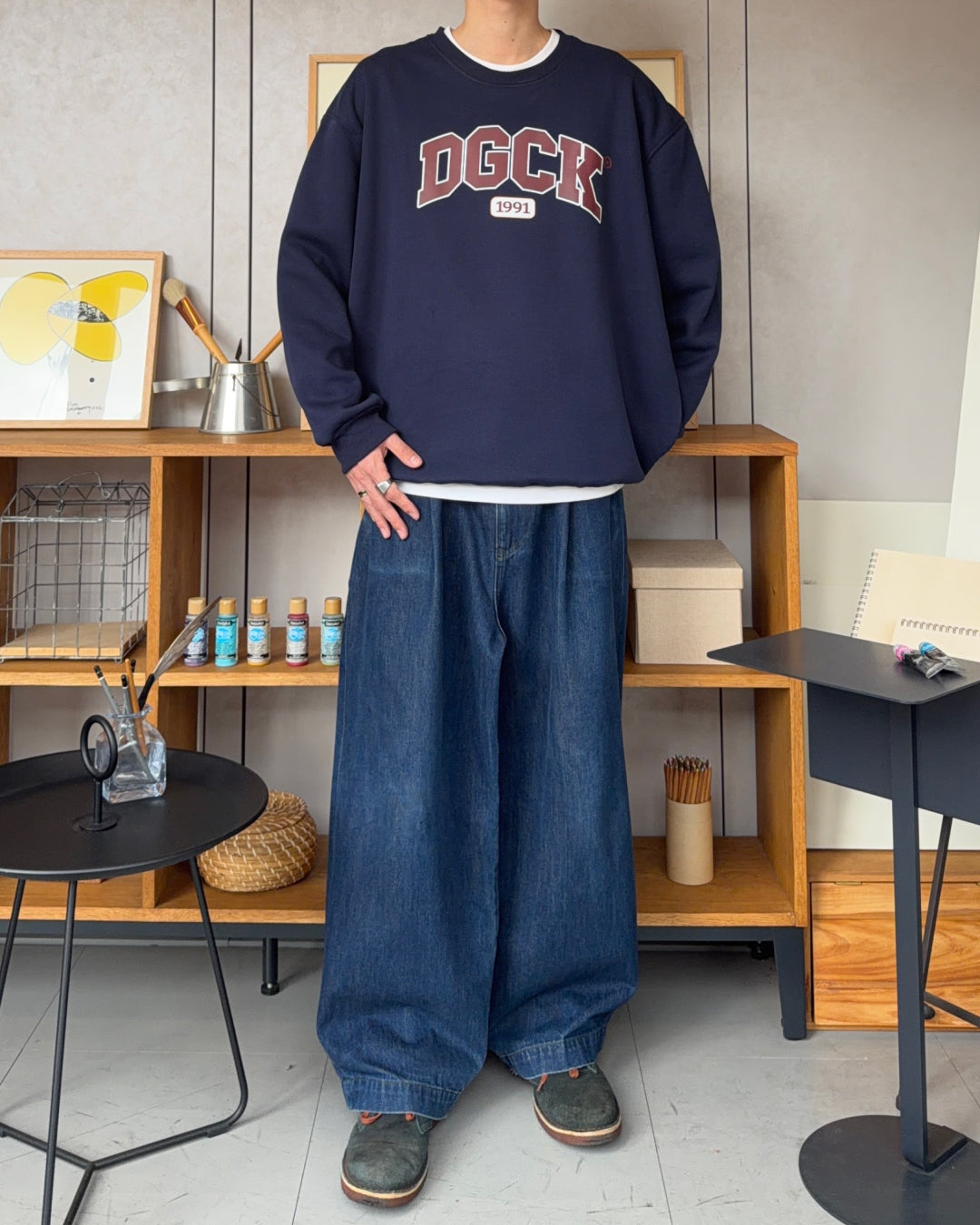 カジュアルロゴプルオーバー RR0193