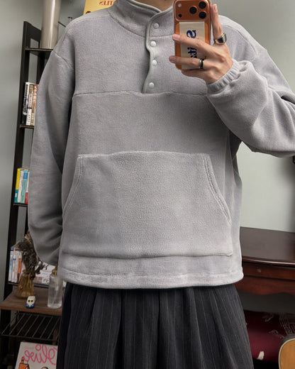 スタンドカラーフリースプルオーバー RR0196