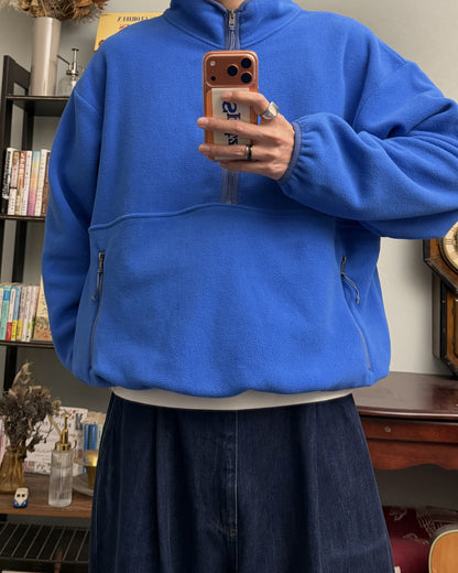 バイカラーフリースプルオーバー RR0197