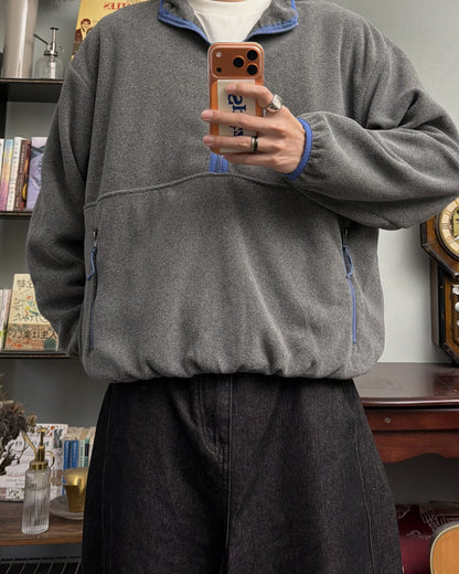 バイカラーフリースプルオーバー RR0197