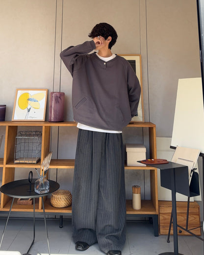 ヘンリーネックスウェットプルオーバー RR0210