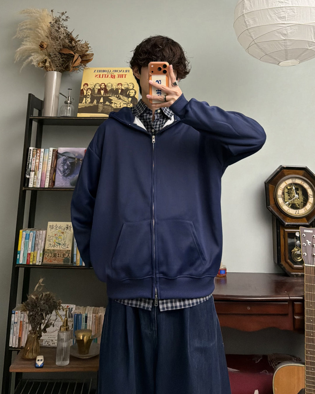 オーバーサイズジップパーカー RR0233