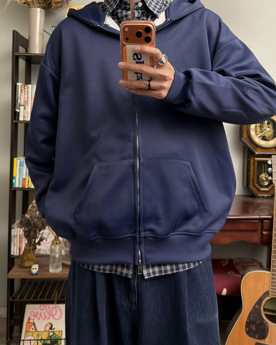 オーバーサイズジップパーカー RR0233