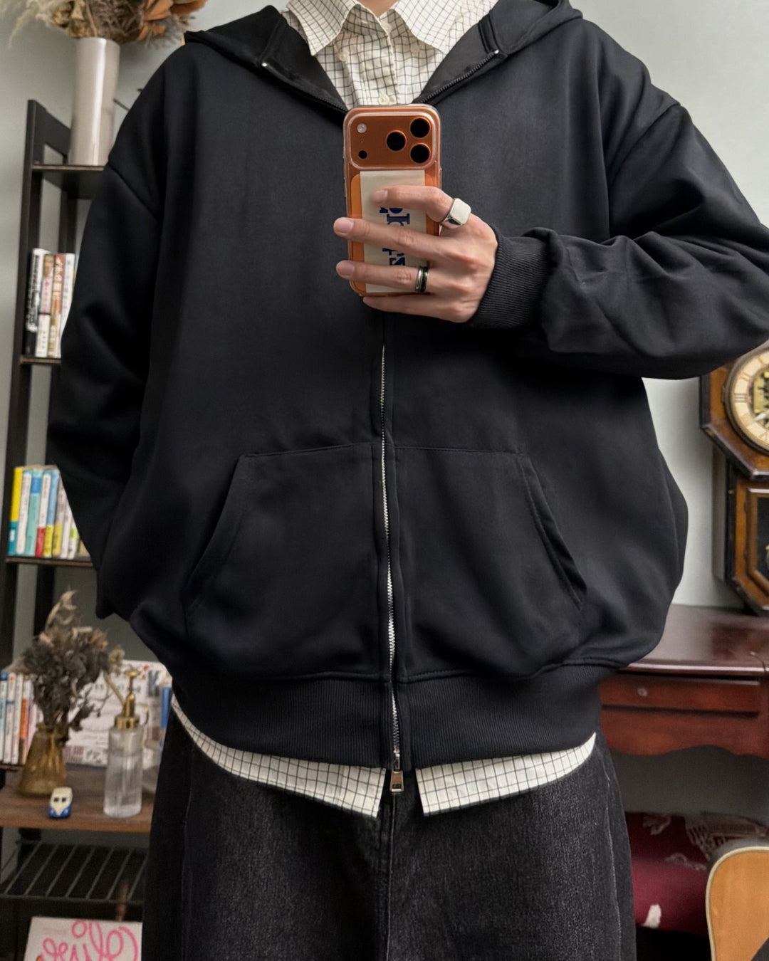 オーバーサイズジップパーカー RR0233