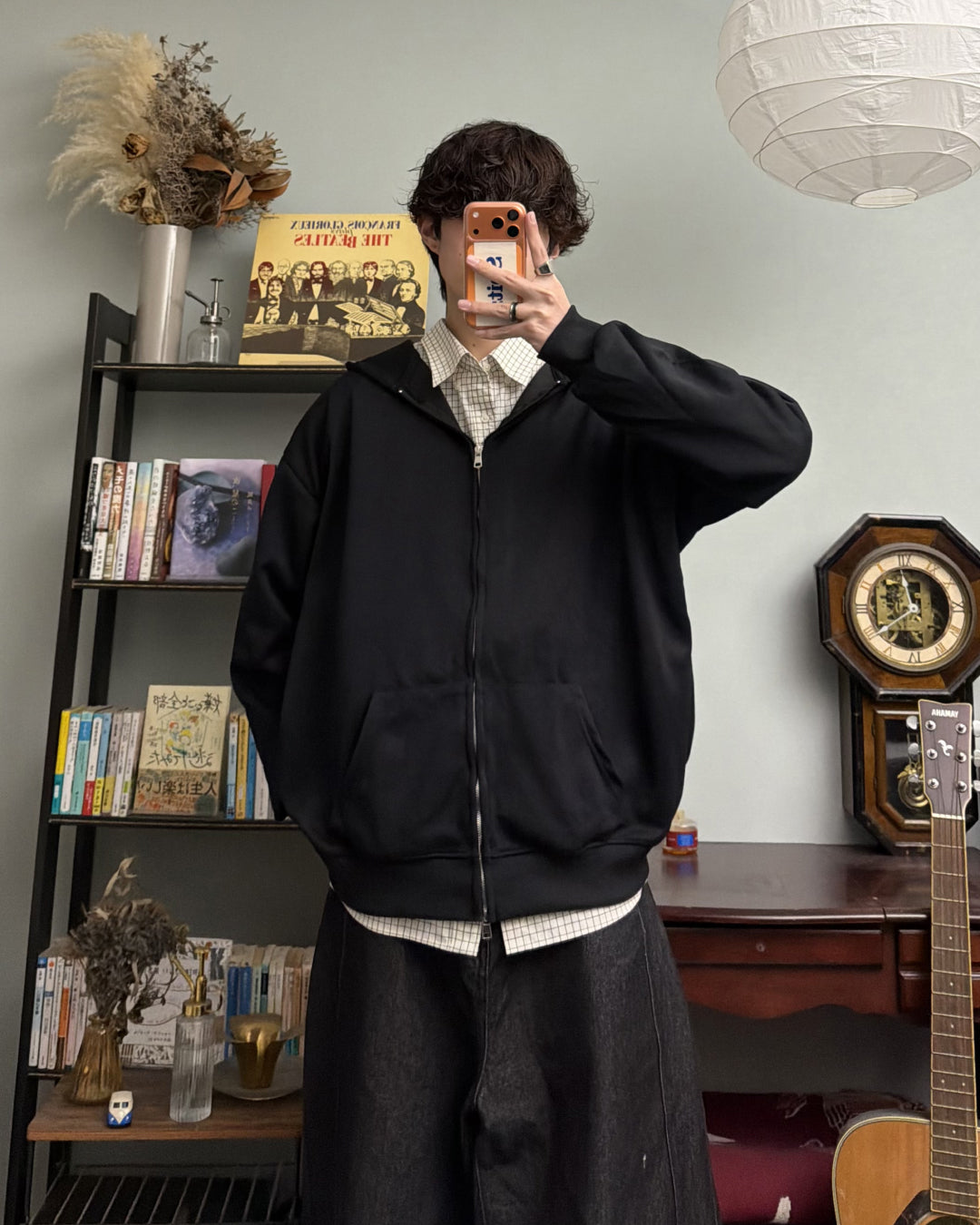 オーバーサイズジップパーカー RR0233