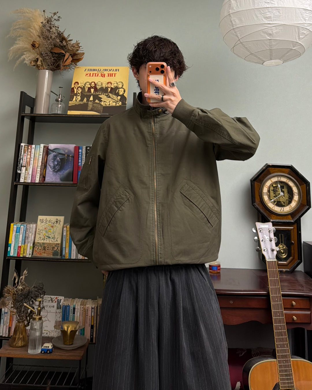 バイカラーワークジャケット　RR0236