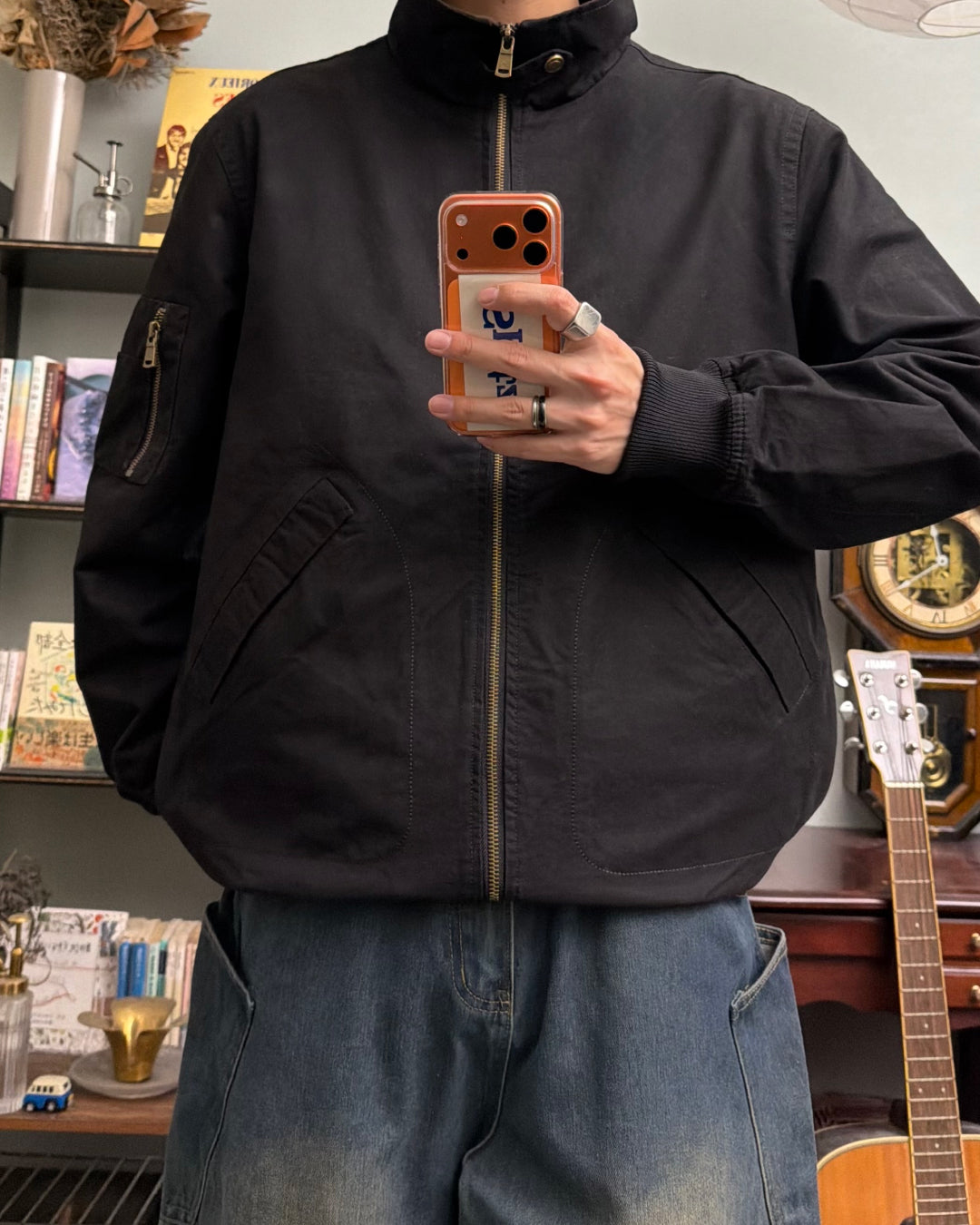 バイカラーワークジャケット　RR0236