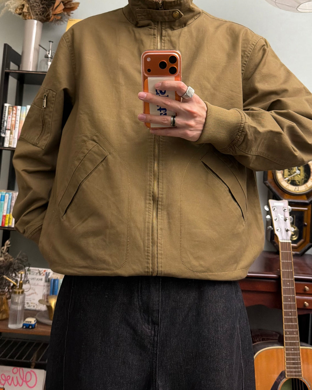 バイカラーワークジャケット　RR0236