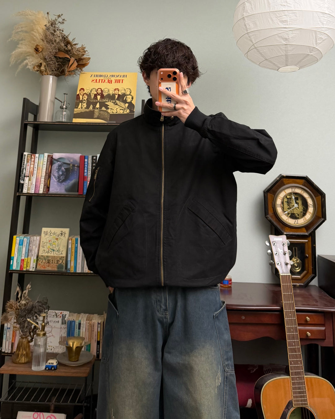 バイカラーワークジャケット　RR0236