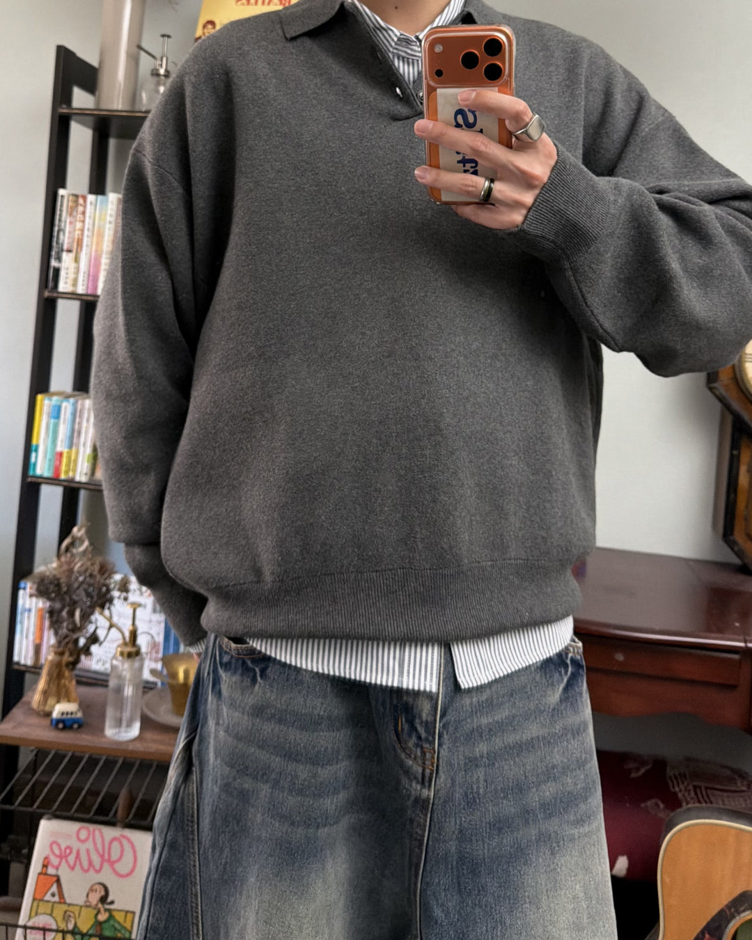 ストライプオックスフォードシャツ RR0242