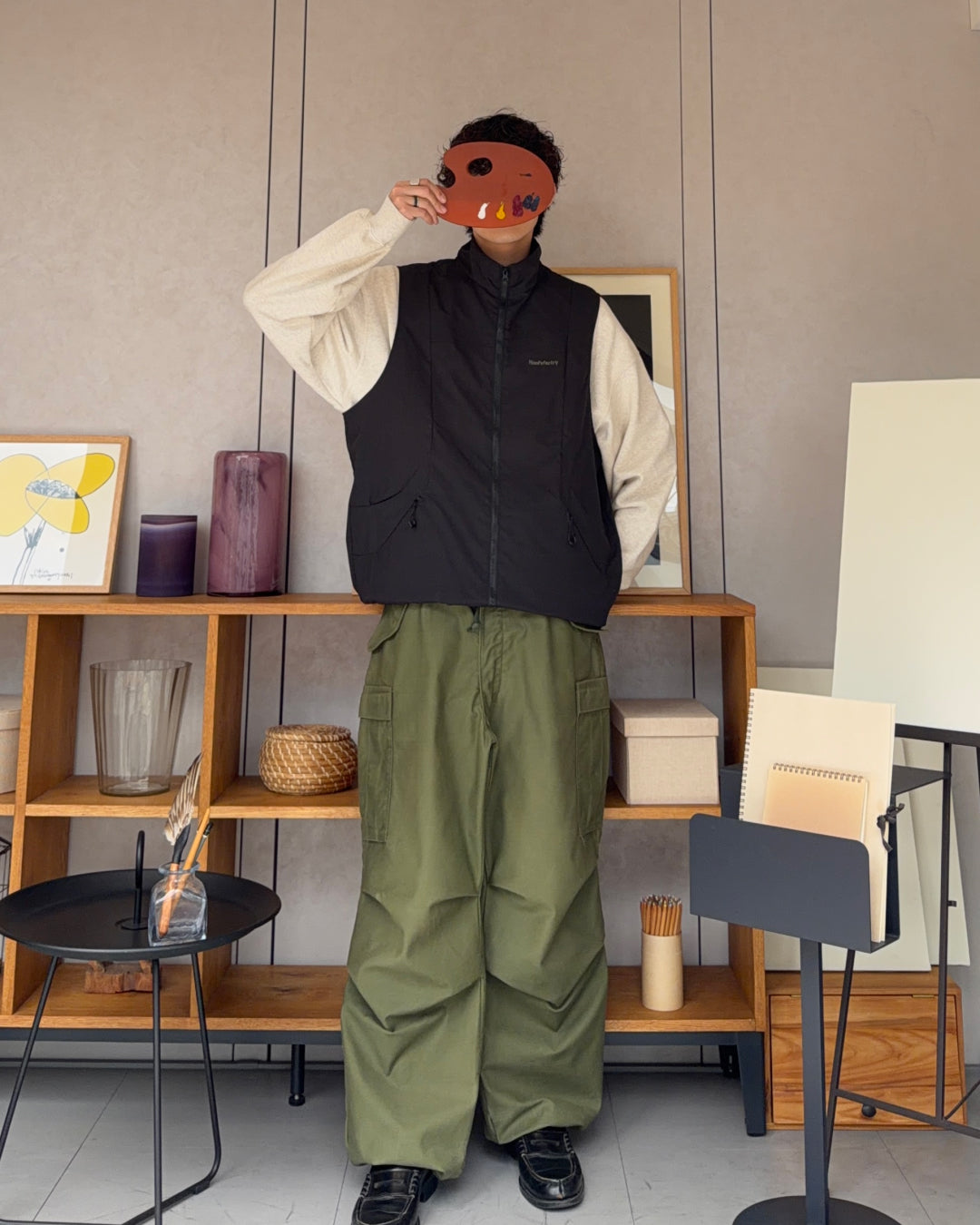 スタンドカラージップベスト RR0279