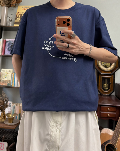 フロントロゴラウンドネックTシャツ RR0286