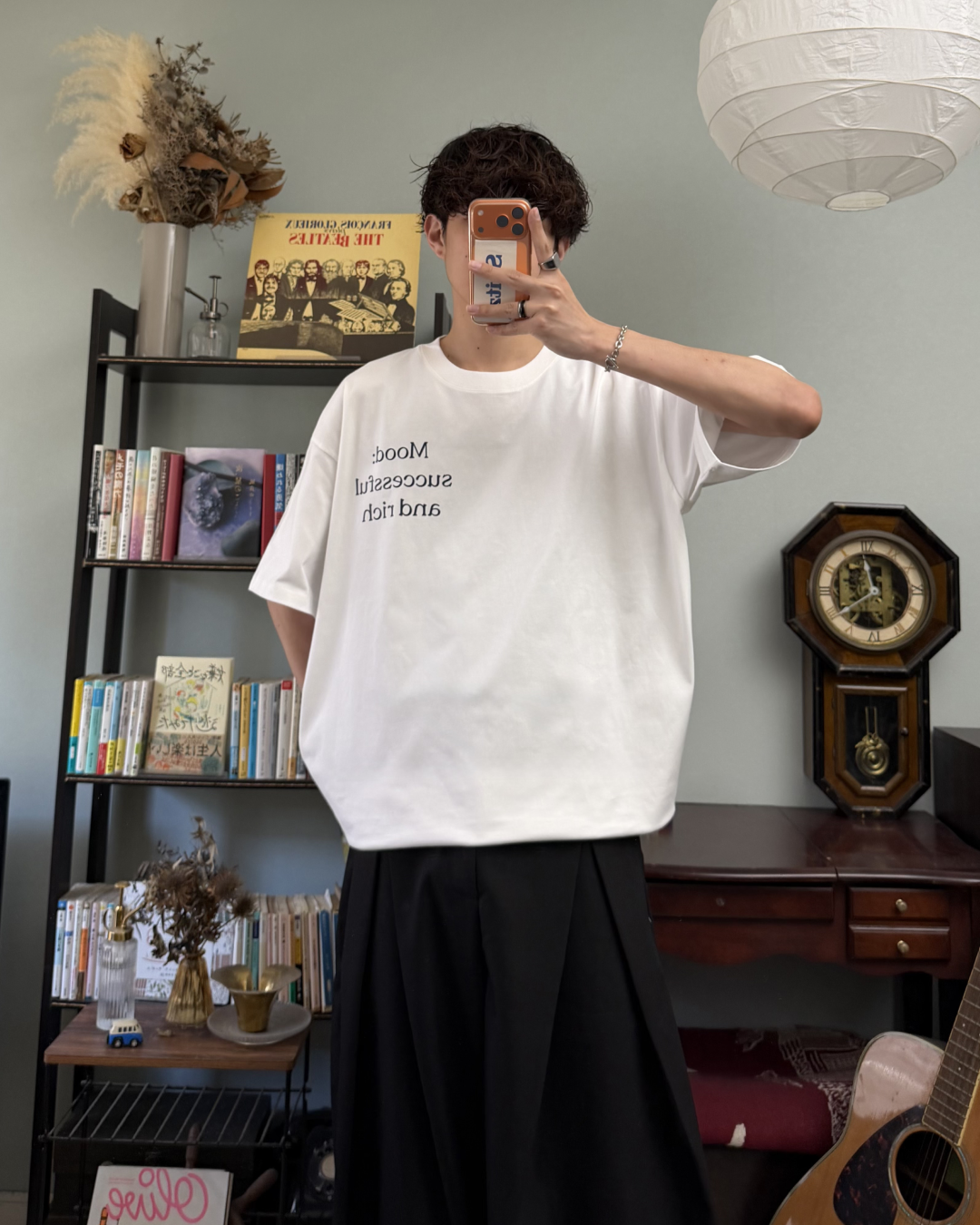 バックプリントロゴTシャツ RR0307