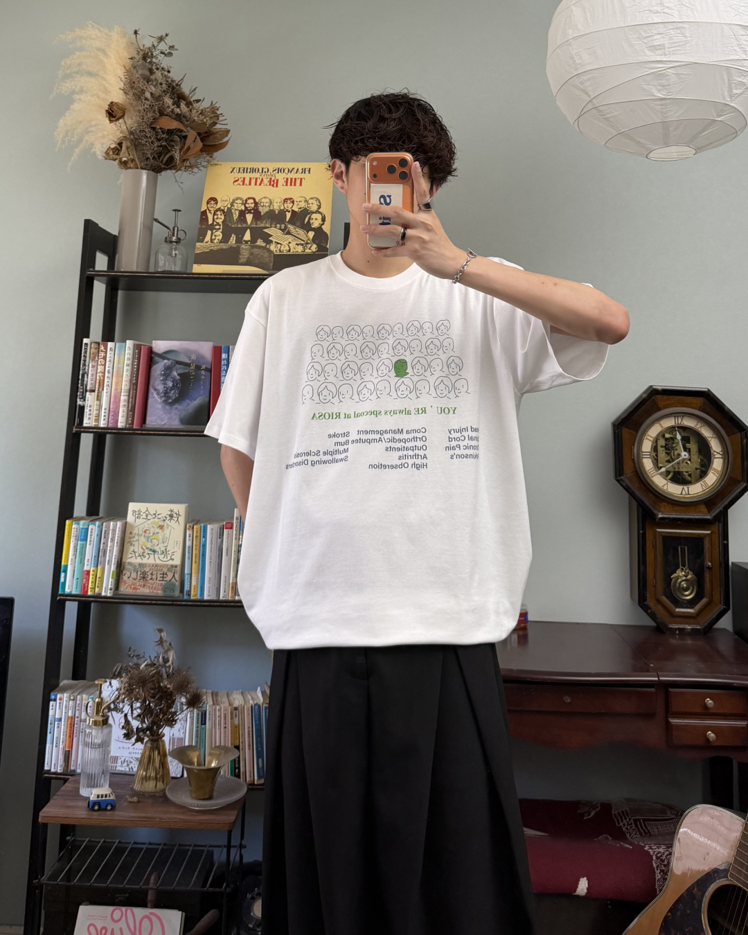 フェイスプリントTシャツ RR0308