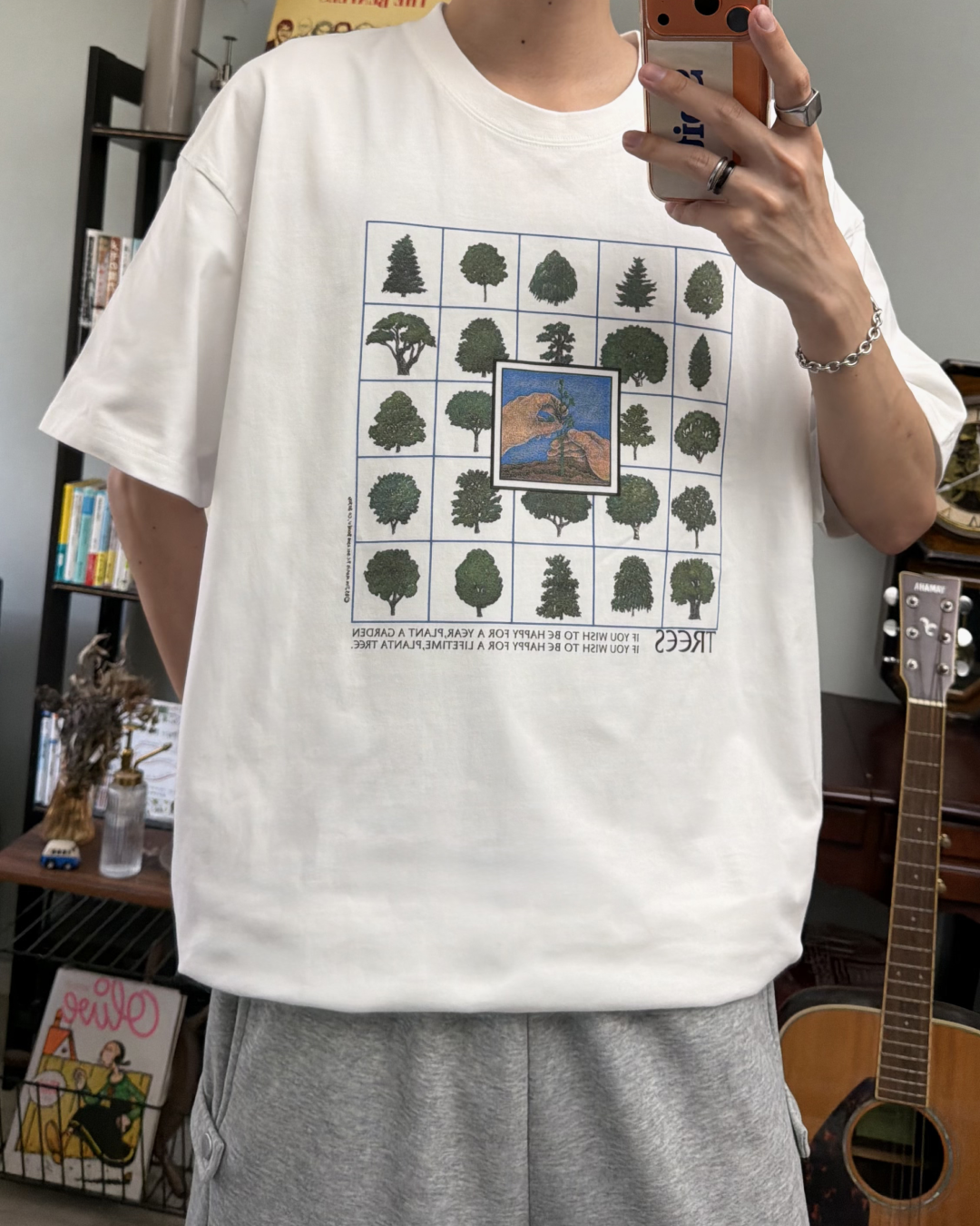 ツリーライクプリントTシャツ RR0309