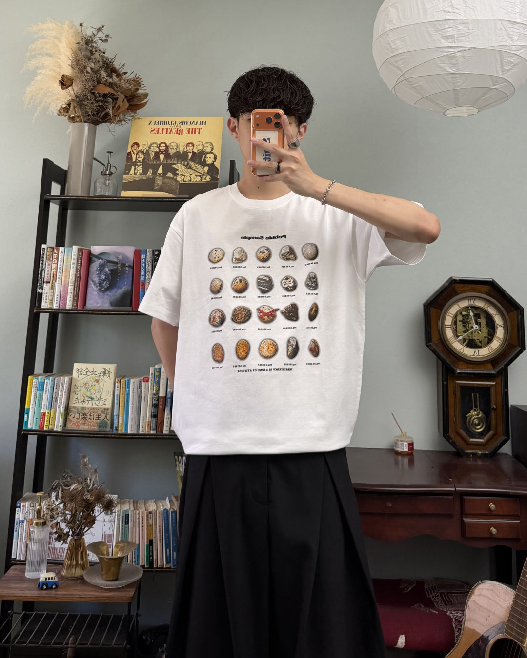 ストーンプリントTシャツ RR0338