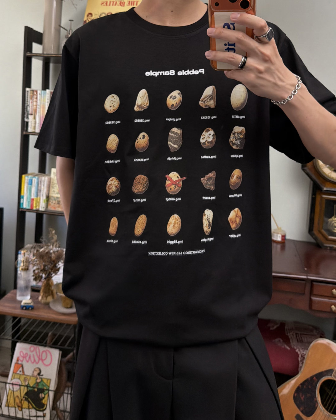 ストーンプリントTシャツ RR0339