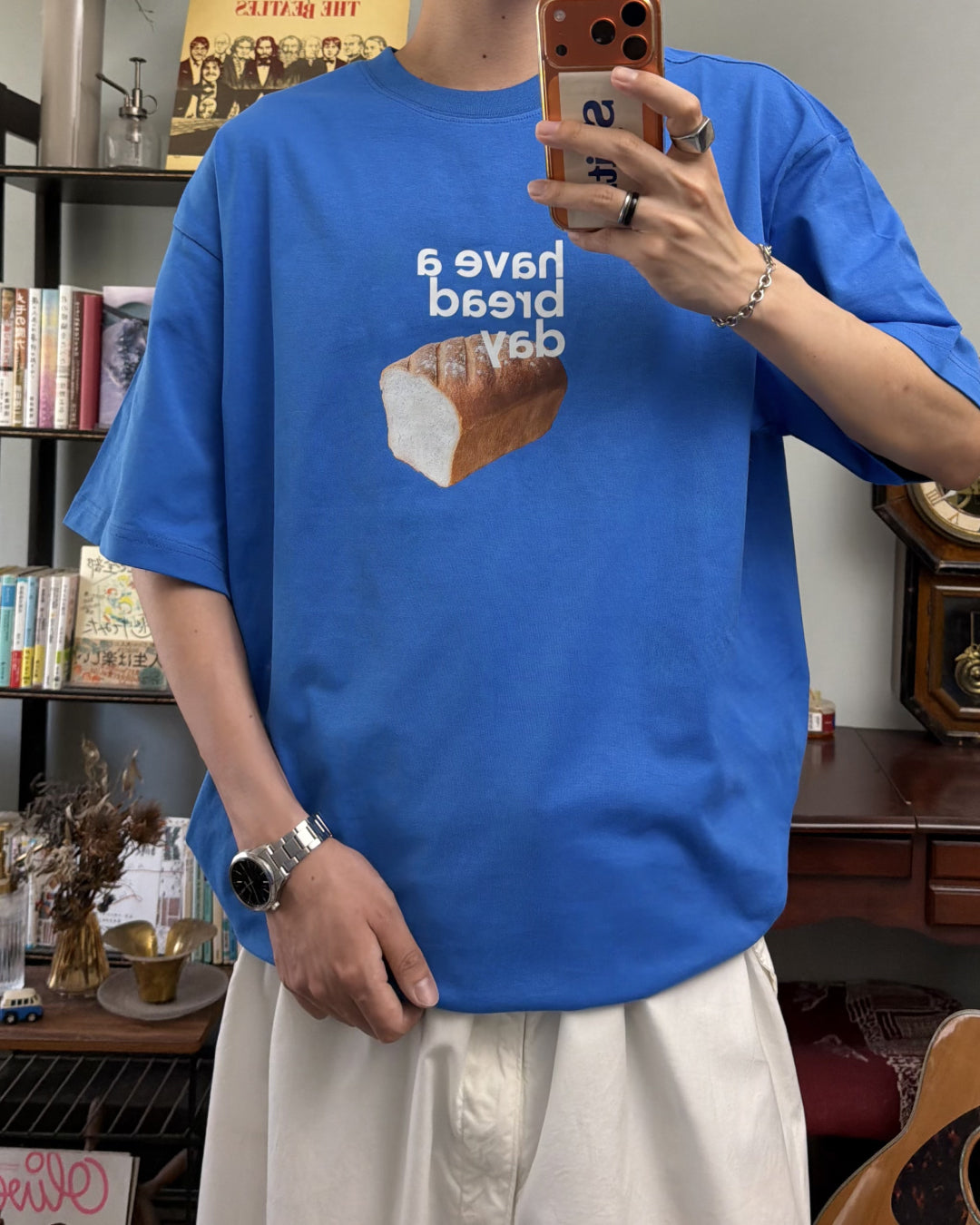 ブレッドプリントTシャツ RR0341