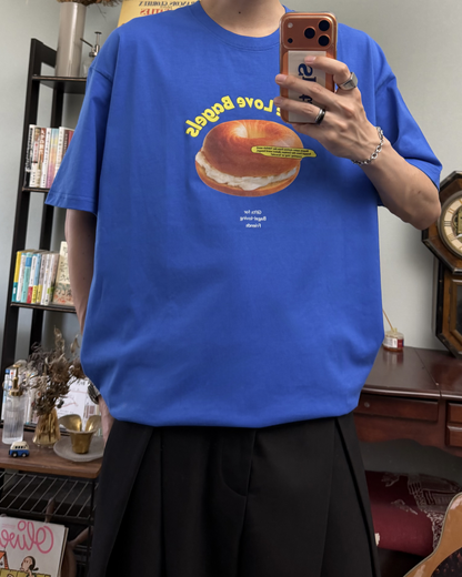 ベーグルプリントTシャツ RR0342