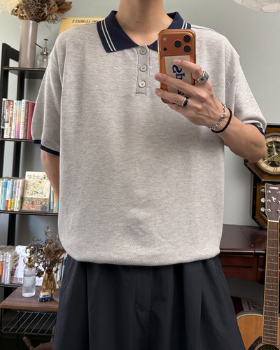 パッチワークトレンディハーフスリーブTシャツ RR0390