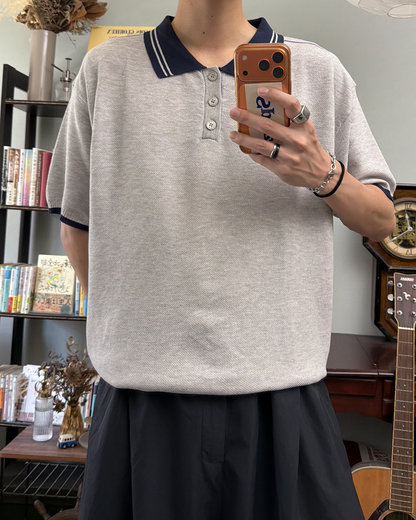 パッチワークトレンディハーフスリーブTシャツ RR0390
