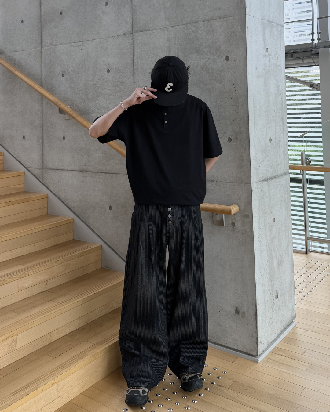 ヘンリーネック半袖Tシャツ RR0400
