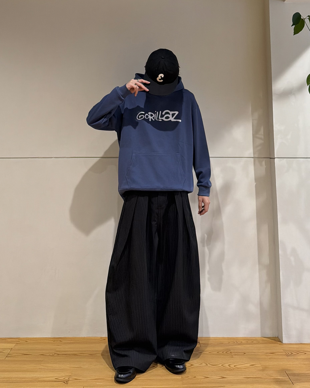 ネイビースウェットパーカー RR0490