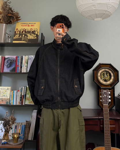 ステッチデニムジップジャケット RR0505